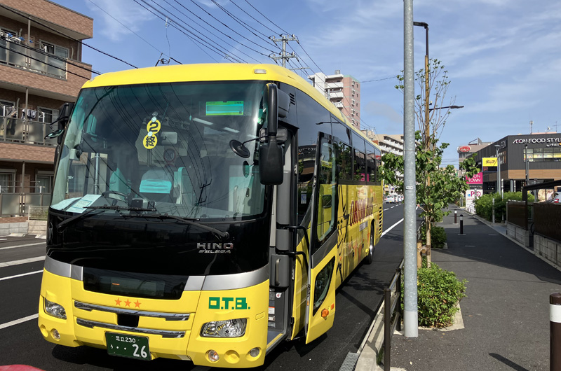 江戸川区から市川市文化会館まで大型バス4台で送迎させていただきました